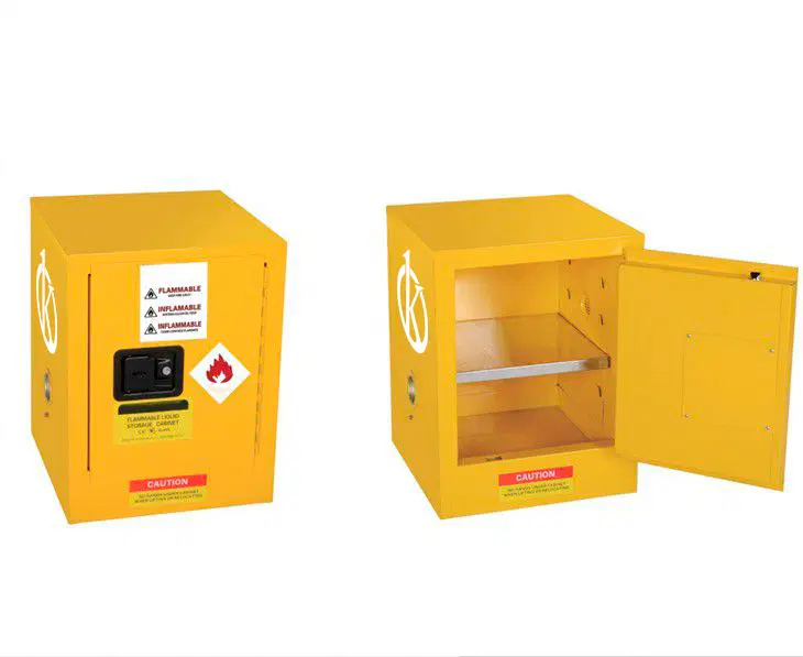 Comparative Analysis: Kalstein's 2-4 Gallon Explosion-proof Cabinet vs. Justrite's 4-Gallon Safety Storage Cabinet
