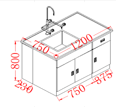 304 Stainless Steel Laboratory Work Bench YR06013-1 // YR06013-13 – 8