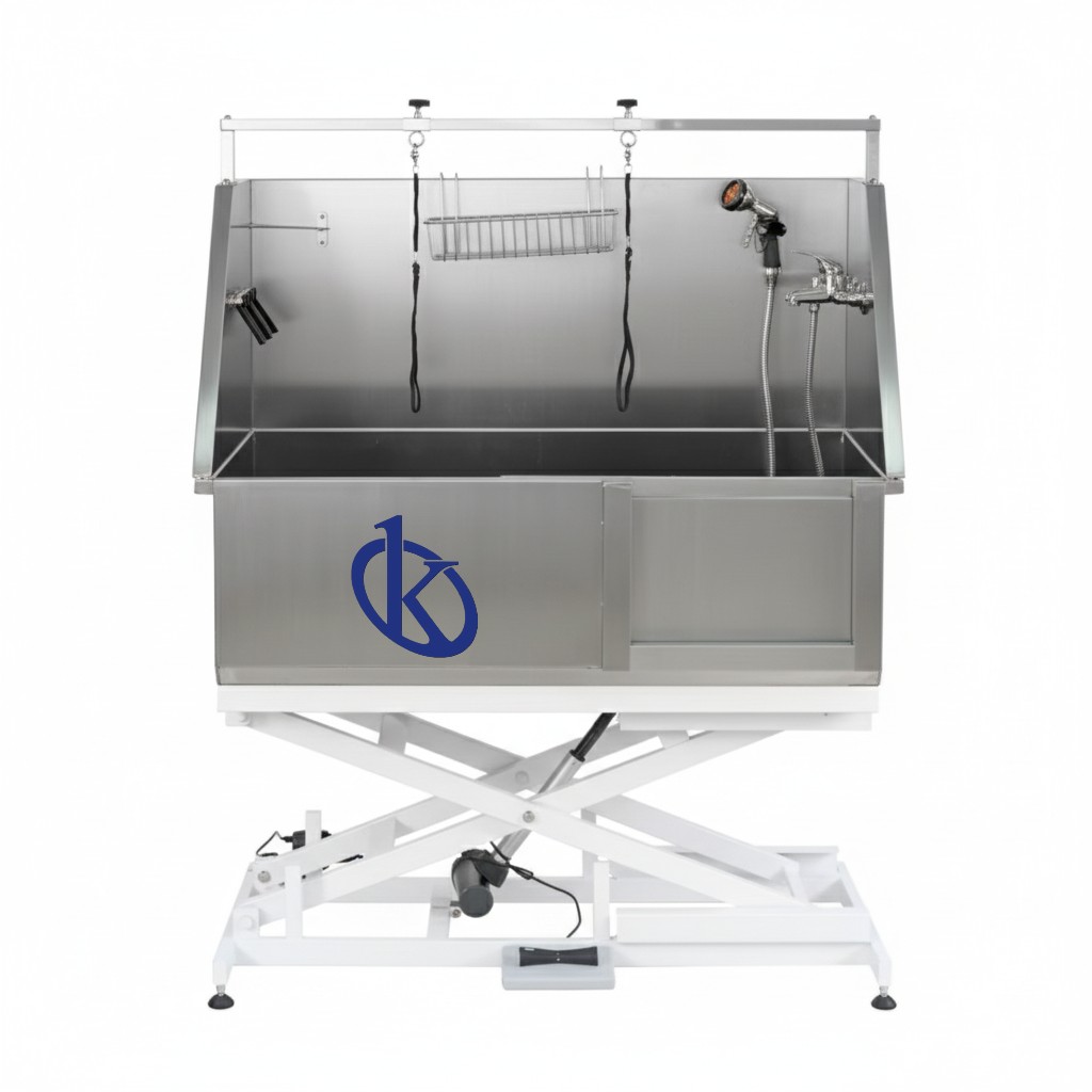 Stainless steel pet bath tube electric lifting YR06607